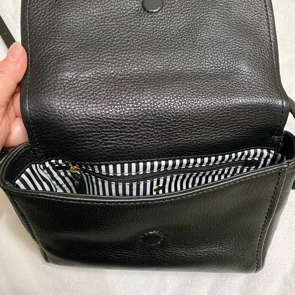 Small Kate Spade Black Pebbled Leather Crossbody Bag - Picture 8 of 14